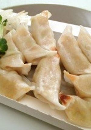 レンジでチンしてパリッとノンオイル餃子-レシピのメイン写真