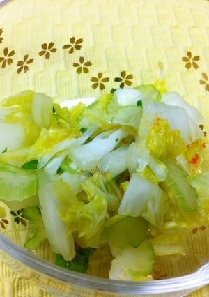 セロリと白菜のチリソース和え-レシピのメイン写真