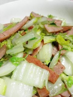 白菜とスパムのシンプル炒め~-レシピのメイン写真