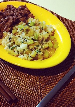 セロリごはんの牛肉ぞえ。-レシピのメイン写真