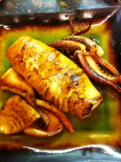 簡単醤油バター イカ姿焼き-レシピのメイン写真