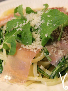 生ハムとルッコラのパスタ-レシピのメイン写真