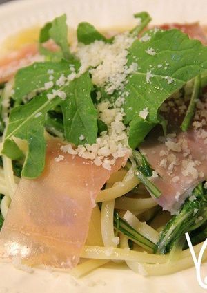 生ハムとルッコラのパスタ-レシピのメイン写真