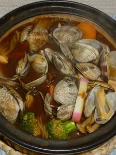パパのアサリ鍋-レシピのメイン写真