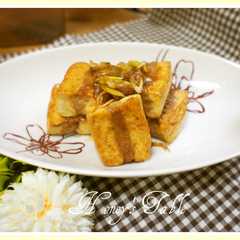 รูปของ 豆腐ステーキ✿挽肉を挟んでメインおかず♪