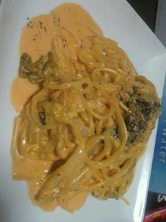 キムチクリームパスタ-レシピのメイン写真