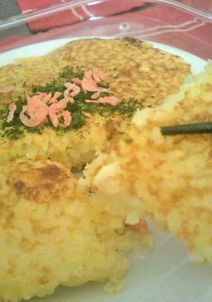 ご飯で簡単うまい！オムチーズ焼き♪-レシピのメイン写真