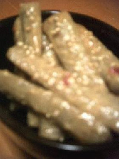 ゴボウのニンニク味噌和え-レシピのメイン写真