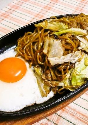 ✿喫茶店風✿　鉄板焼きそば-レシピのメイン写真