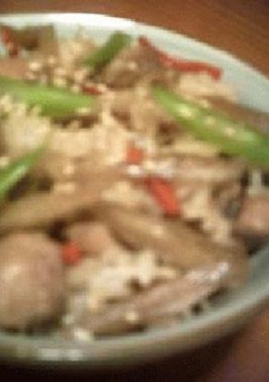鶏ゴボウご飯-レシピのメイン写真