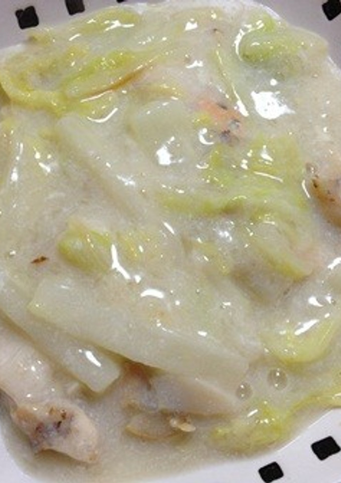 白菜と帆立の中華風クリーム煮-レシピのメイン写真