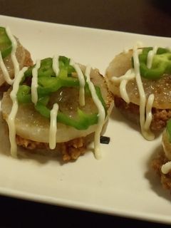 簡単♪市販ミートボールで、大根挟み焼き♪-レシピのメイン写真