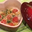 簡単☆かぼちゃとトマトのチーズ焼き