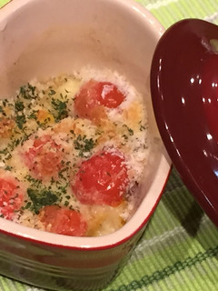 簡単☆かぼちゃとトマトのチーズ焼き-レシピのメイン写真