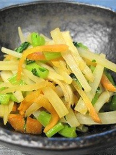 大根皮の味噌キンピラ-レシピのメイン写真