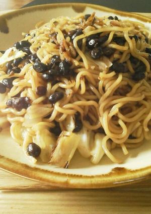 ランチにも 黒豆納豆焼きそば-レシピのメイン写真