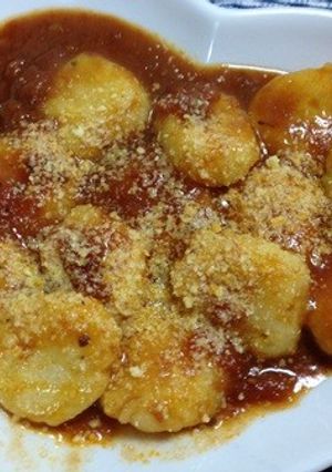 キビとジャガイモのニョッキトマトソース-レシピのメイン写真