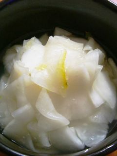 カブの柚茶浅漬け-レシピのメイン写真