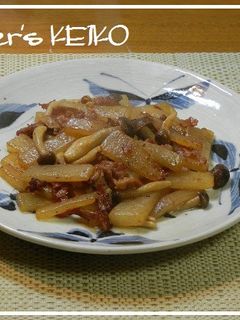 【農家のレシピ】大根としめじの炒め煮-レシピのメイン写真