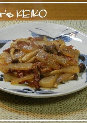 【農家のレシピ】大根としめじの炒め煮-レシピのメイン写真