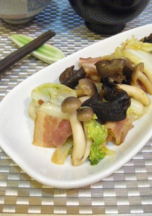 白菜とベーコンのピリ辛さっぱり炒め-レシピのメイン写真