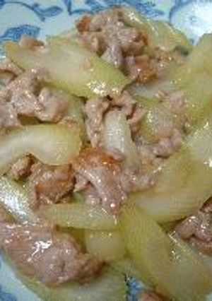 豚肉とセロリの中華風炒め(西芹肉片)-レシピのメイン写真