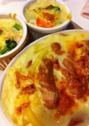 残りシチューでマカロニグラタン-レシピのメイン写真