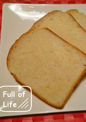 ＊HB＊離乳食に基本の食パン（早焼き）-レシピのメイン写真