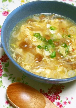 なめこと豆腐のピリ辛スープ-レシピのメイン写真