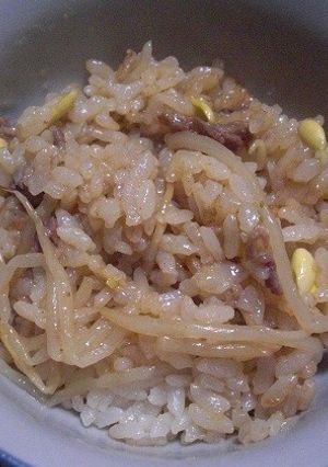 焼肉のタレde簡単!韓国風炊き込みご飯-レシピのメイン写真