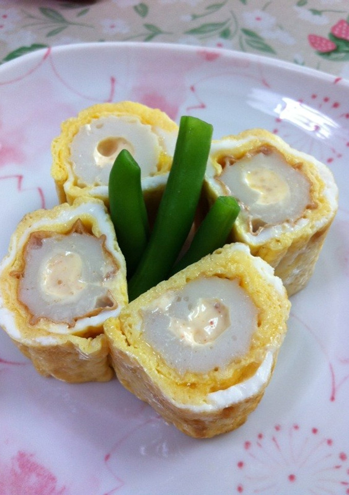 ღくるくるღめんたいマヨちく卵焼きღ-レシピのメイン写真