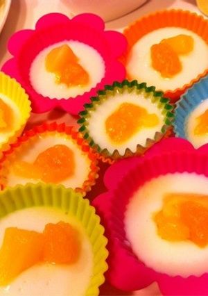 ミルク寒天 ♪お弁当デザートにも♪-レシピのメイン写真