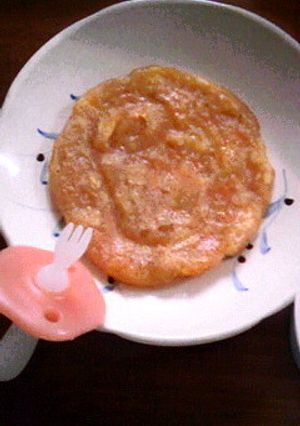 離乳食にバナナにんじんお焼き-レシピのメイン写真