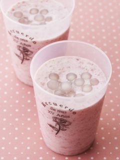 いちごミルクタピオカドリンク-レシピのメイン写真