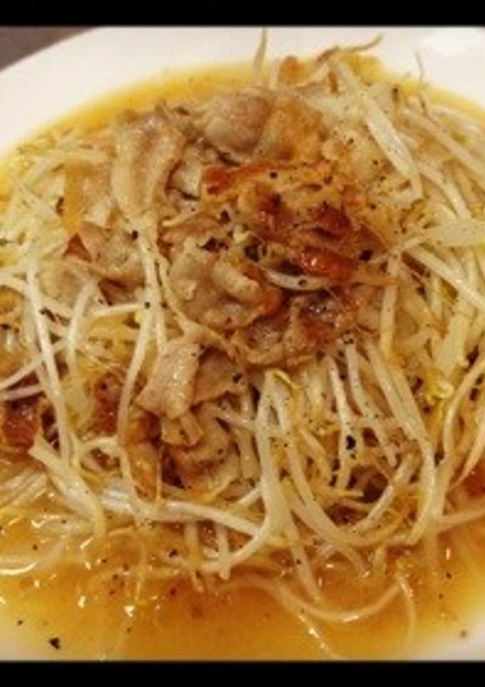 ⁂家計の友⁂もやしと豚肉の塩炒め-レシピのメイン写真