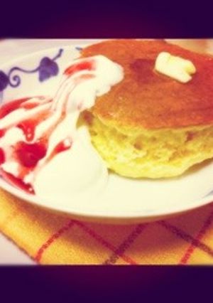 ふっくらふわふわホットケーキ-レシピのメイン写真