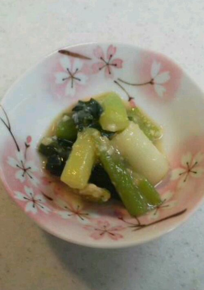 簡単！白ネギの酢味噌和え☆*-レシピのメイン写真