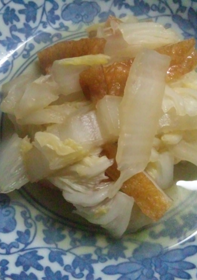 白菜とさつま揚げのさっと煮！！-レシピのメイン写真