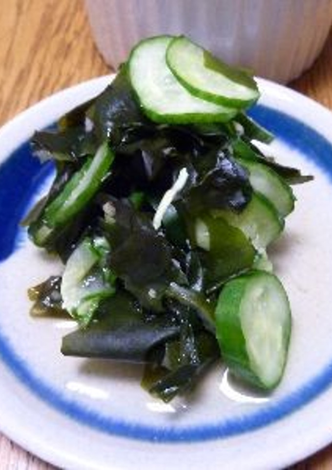 きゅうりとワカメの酢の物-レシピのメイン写真