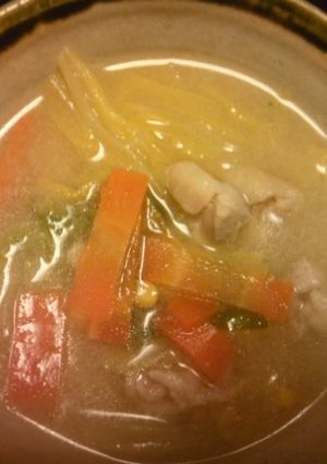 かなるンちの白菜の葉っぱのお味噌汁-レシピのメイン写真