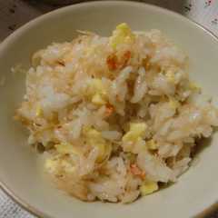 รูปของ カニ玉ご飯