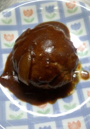 煮込みハンバーグ-レシピのメイン写真