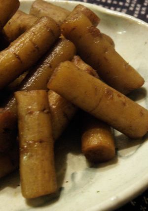 牛蒡の醤油煮-レシピのメイン写真