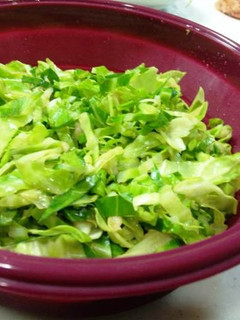 肉料理の添え野菜に。簡単蒸しキャベツ♪-レシピのメイン写真
