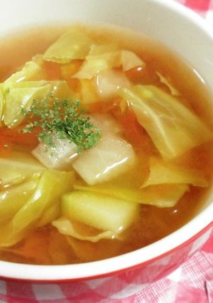 野菜たっぷり~トマトスープ~-レシピのメイン写真