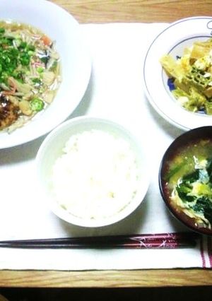 とろ～り！キノコあんかけの豆腐バーグ！-レシピのメイン写真