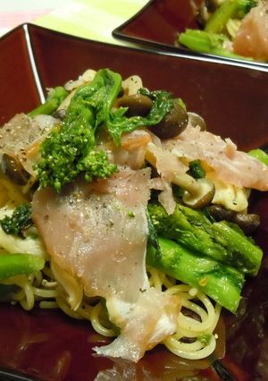 菜の花パスタ-レシピのメイン写真
