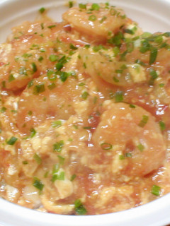 1人分 エビチリ丼-レシピのメイン写真