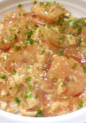 1人分 エビチリ丼-レシピのメイン写真