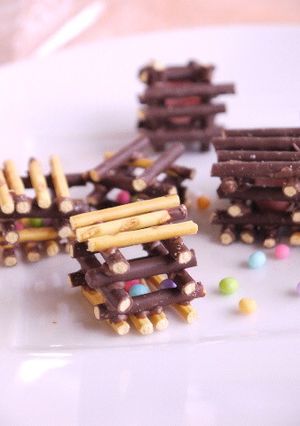 バレンタインにキューブ型ポッキーチョコ☆-レシピのメイン写真